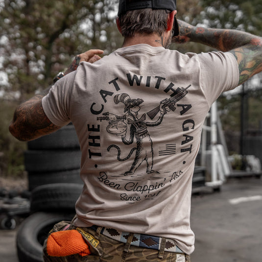 The Cat With A Gat Remix Men's T-Shirt