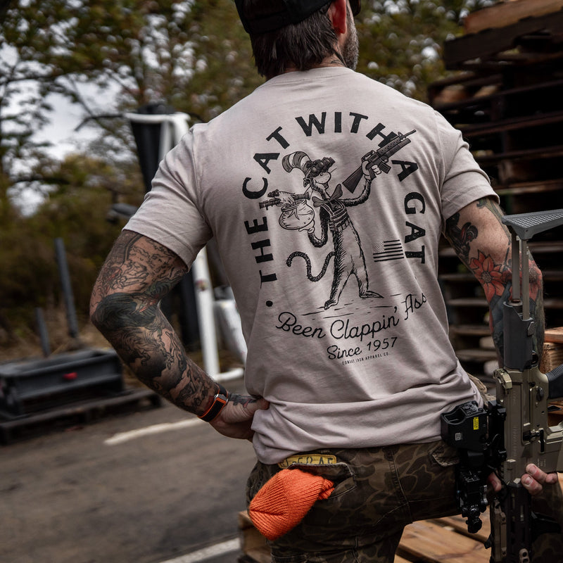 Load image into Gallery viewer, The Cat With A Gat Remix Men&#39;s T-Shirt
