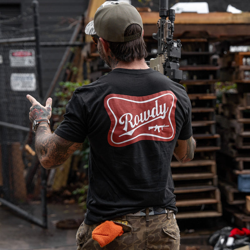 Load image into Gallery viewer, Rowdy Beer Logo Men&#39;s T-Shirt
