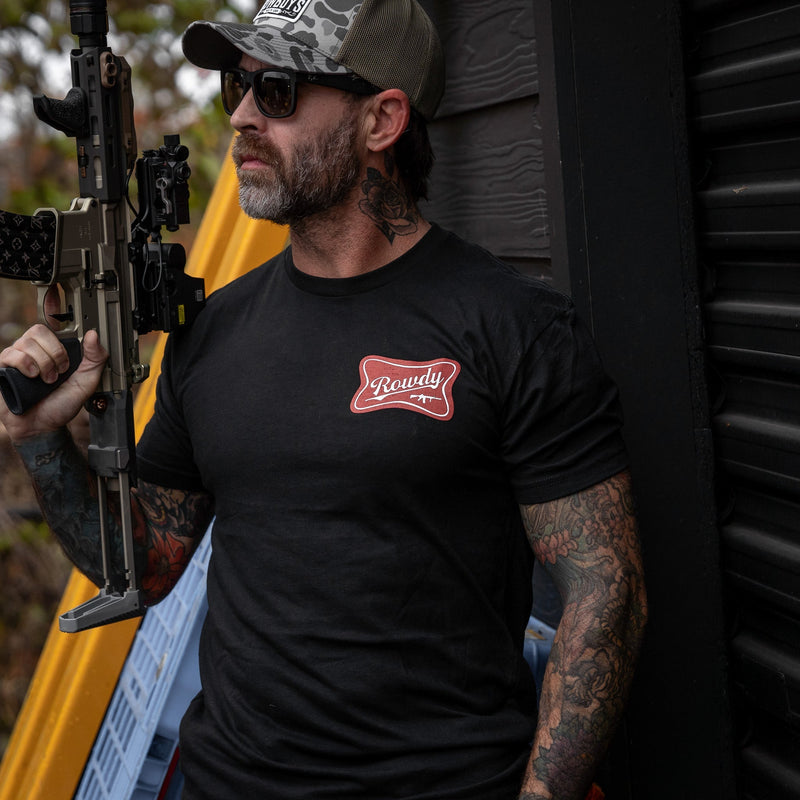 Load image into Gallery viewer, Rowdy Beer Logo Men&#39;s T-Shirt
