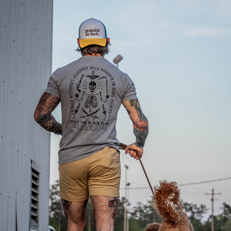 Load image into Gallery viewer, Hoist the Black Flag Skull &amp; Bones Men's T-Shirt
