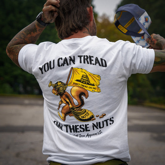 Tread On These Nuts Patriotic Men's T-Shirt