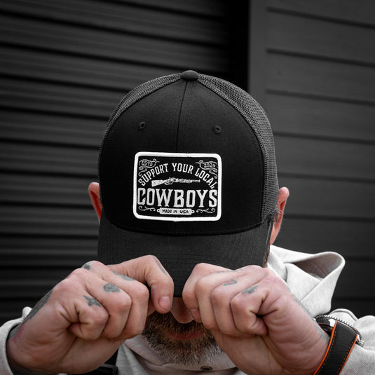 Support Your Local Cowboys Patch Snapback Hat