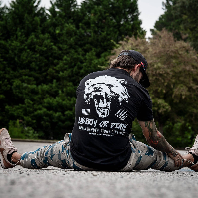 Load image into Gallery viewer, Liberty Or Death Fight Like Hell Men&#39;s T-Shirt
