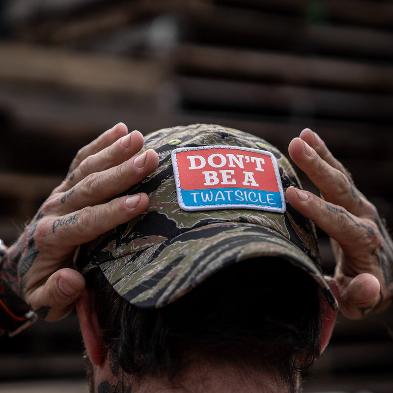 Load image into Gallery viewer, Don't Be A Twatsicle Patch Ripstop Mesh Snapback Hat
