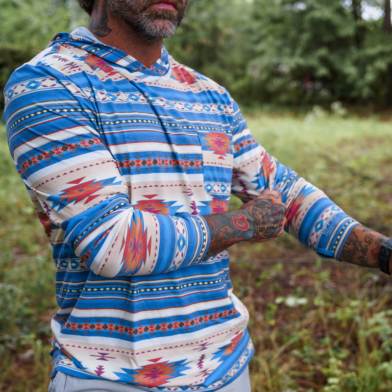 Load image into Gallery viewer, Men&#39;s Outdoors Long Sleeve Performance Hoodie
