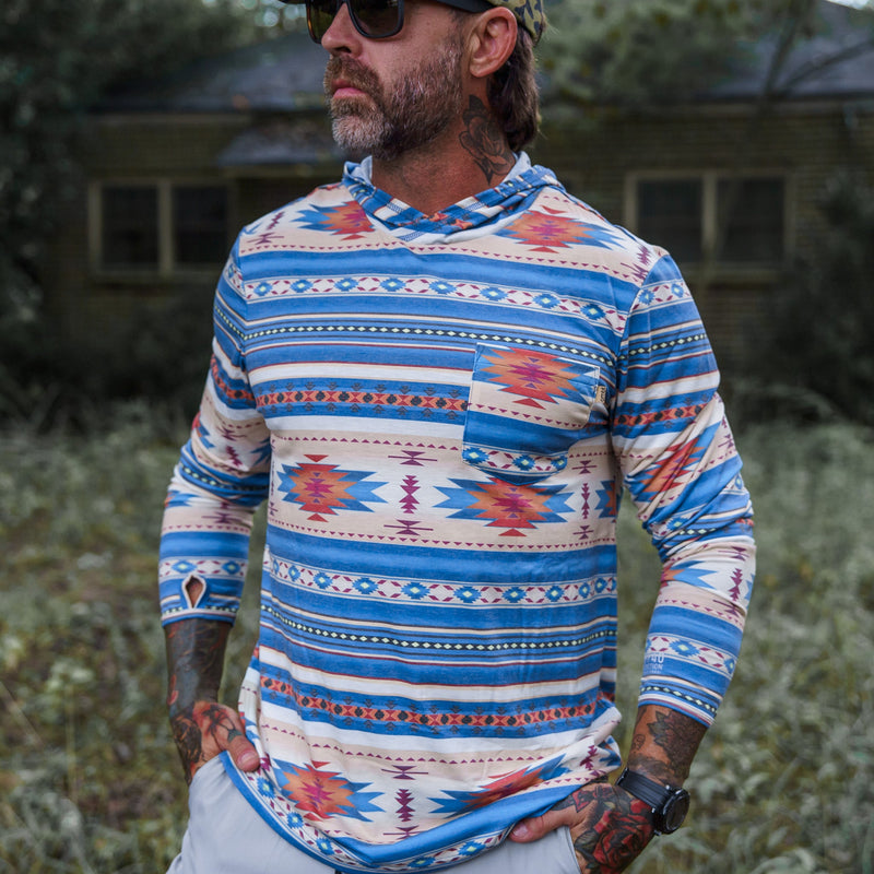 Load image into Gallery viewer, Men&#39;s Outdoors Long Sleeve Performance Hoodie
