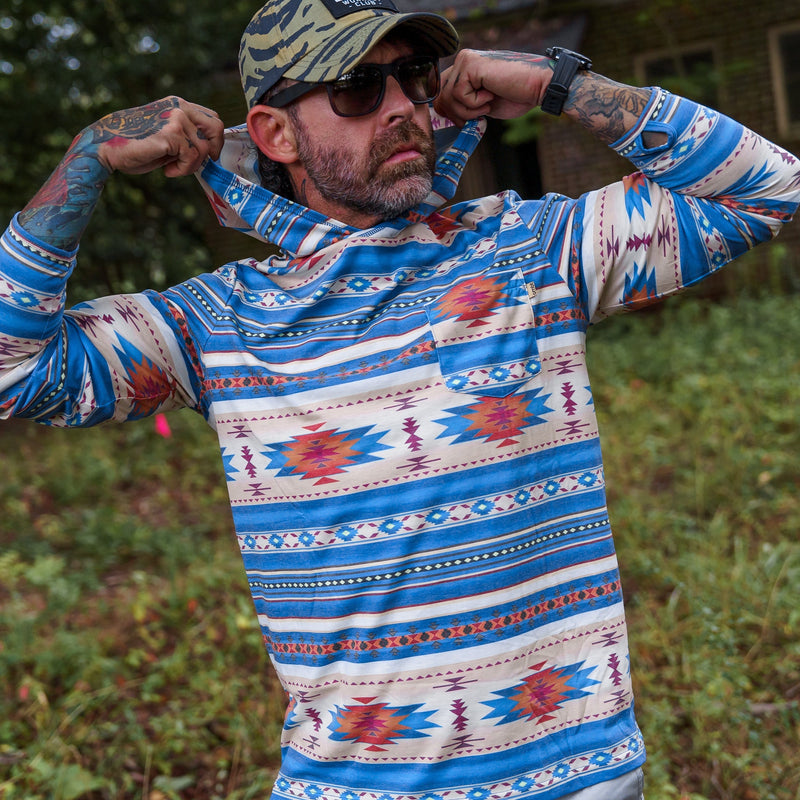 Load image into Gallery viewer, Men&#39;s Outdoors Long Sleeve Performance Hoodie
