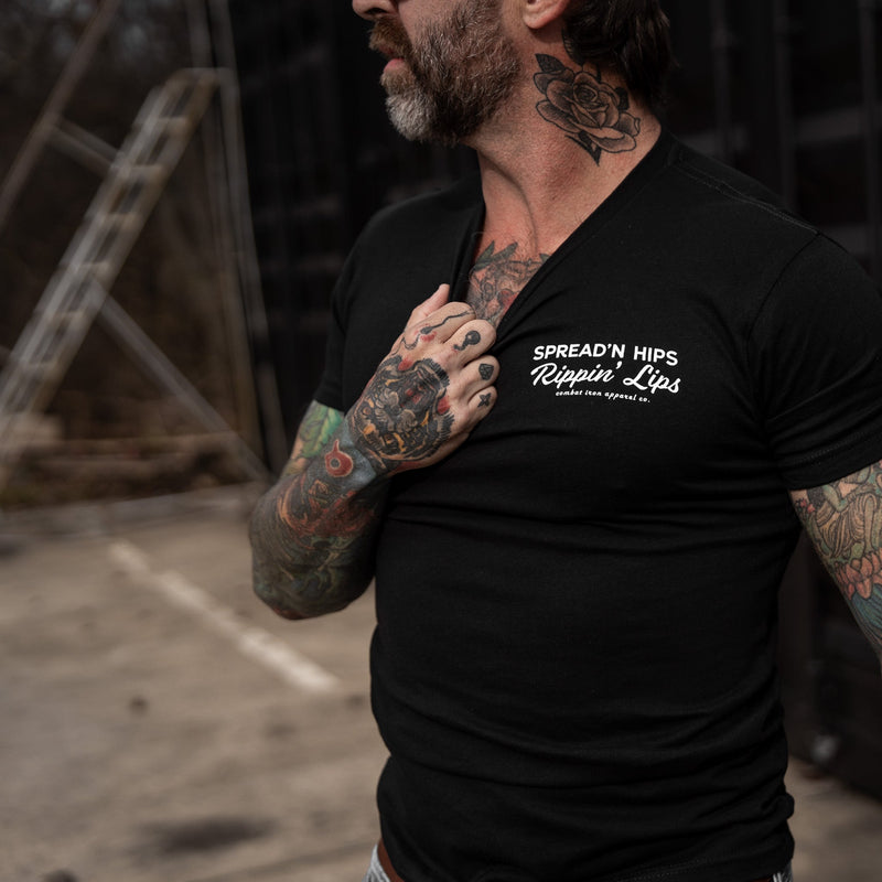 Load image into Gallery viewer, Spread&#39;n Hips, Rippin&#39; Lips Fishing Club Men&#39;s T-Shirt
