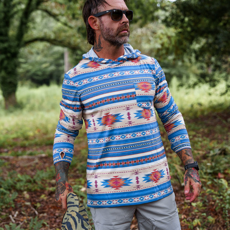 Load image into Gallery viewer, Men&#39;s Outdoors Long Sleeve Performance Hoodie
