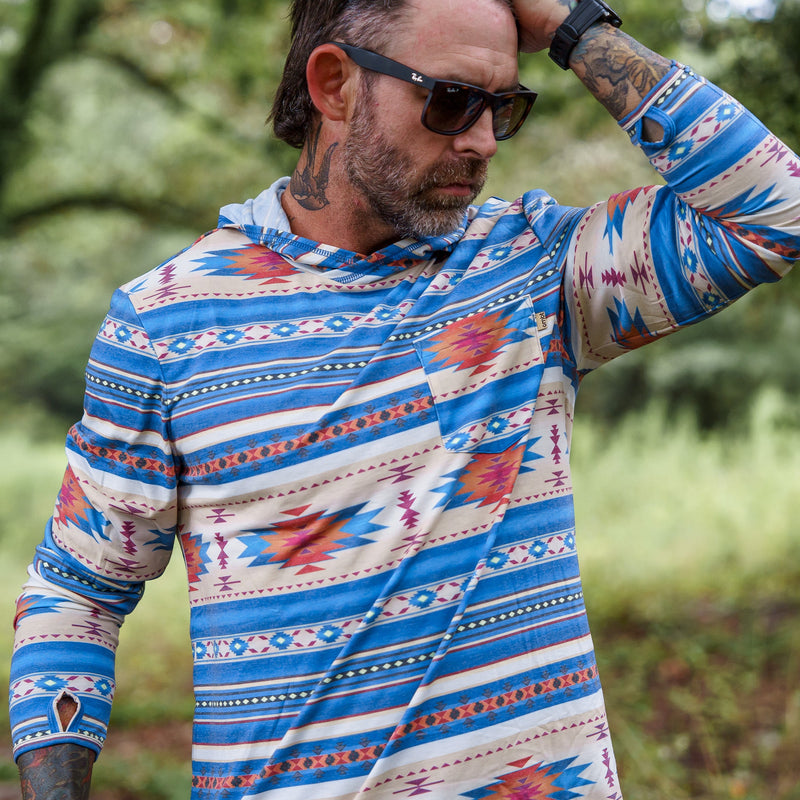 Load image into Gallery viewer, Men&#39;s Outdoors Long Sleeve Performance Hoodie
