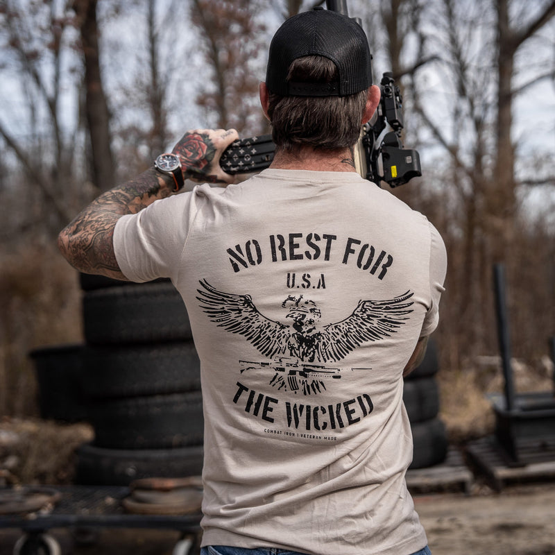 Load image into Gallery viewer, No Rest For The Wicked Men's T-Shirt
