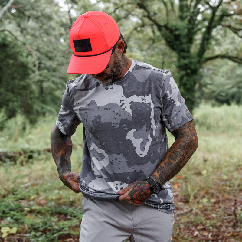 Load image into Gallery viewer, American Flag Patch Weekender Performance Snapback Hat
