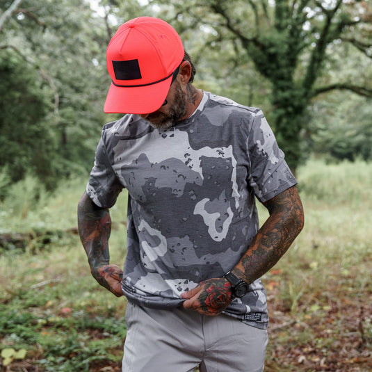 American Flag Patch Weekender Performance Snapback Hat