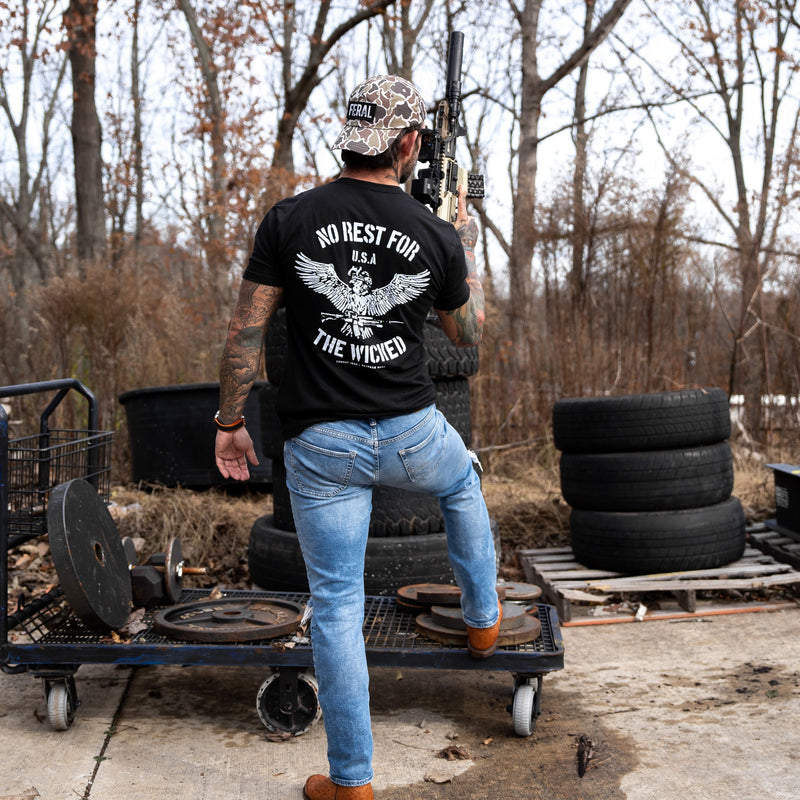 Load image into Gallery viewer, No Rest For The Wicked Men&#39;s T-Shirt
