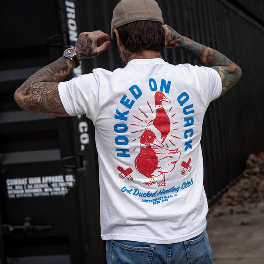 Hooked On Quack Hunter ' Get Ducked' Men's T-Shirt