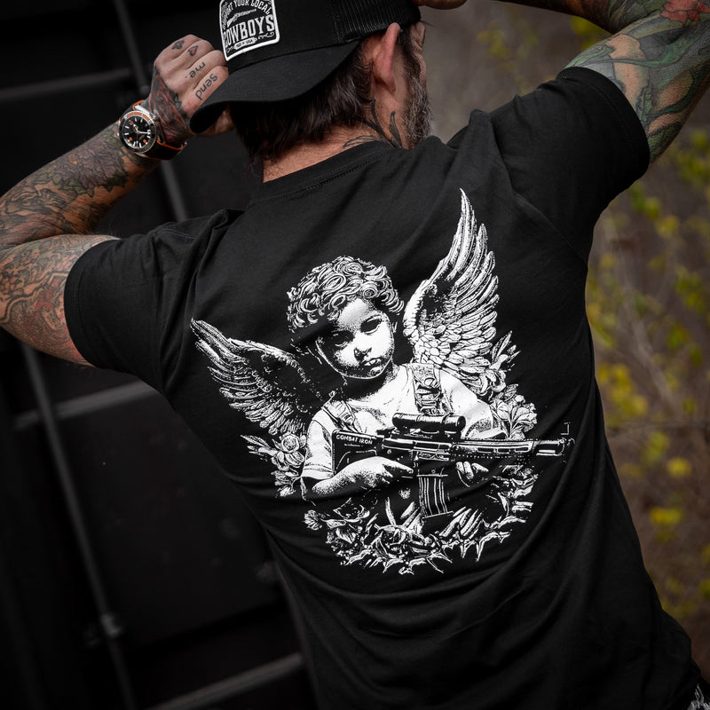 Load image into Gallery viewer, The Armed Guardian Angel Men&#39;s T-Shirt
