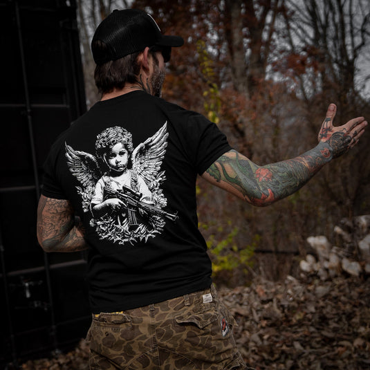 The Armed Guardian Angel Men's T-Shirt