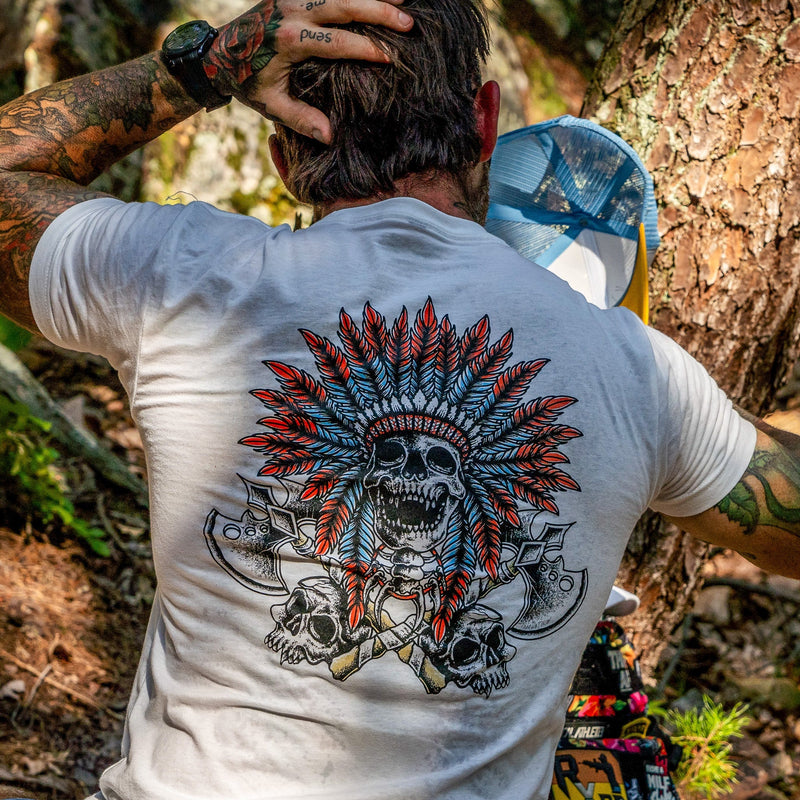 Load image into Gallery viewer, Warrior Spirit Indian Head Men&#39;s T-Shirt
