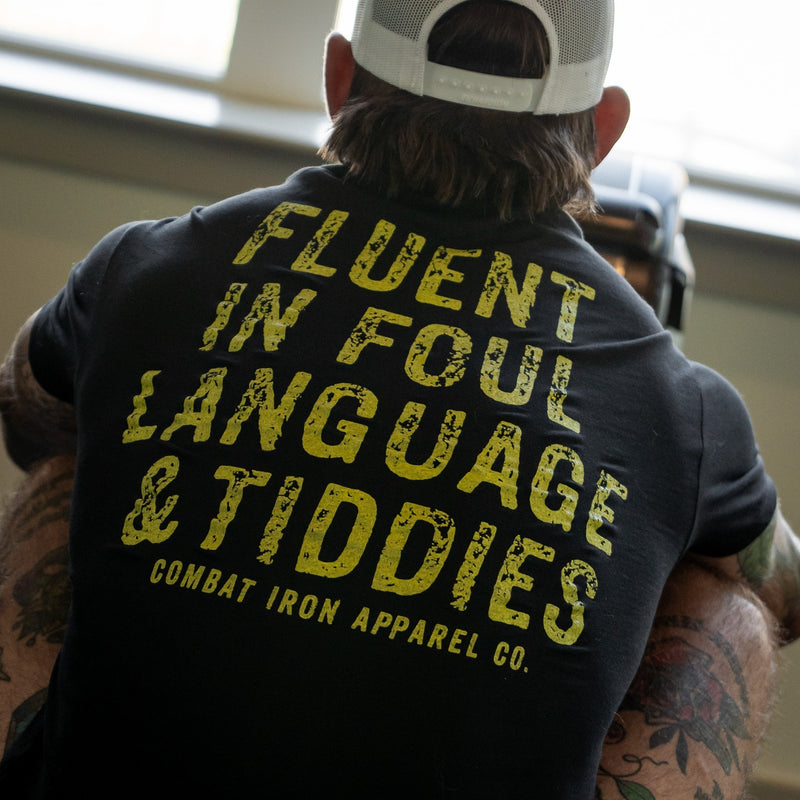 Load image into Gallery viewer, Fluent In Foul Language and Tiddies Men's T-Shirt

