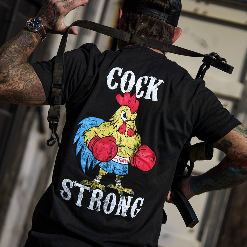 Load image into Gallery viewer, Boxing Chicken Cock Strong Men&#39;s T-Shirt
