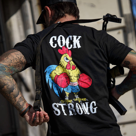 Boxing Chicken Cock Strong Men's T-Shirt
