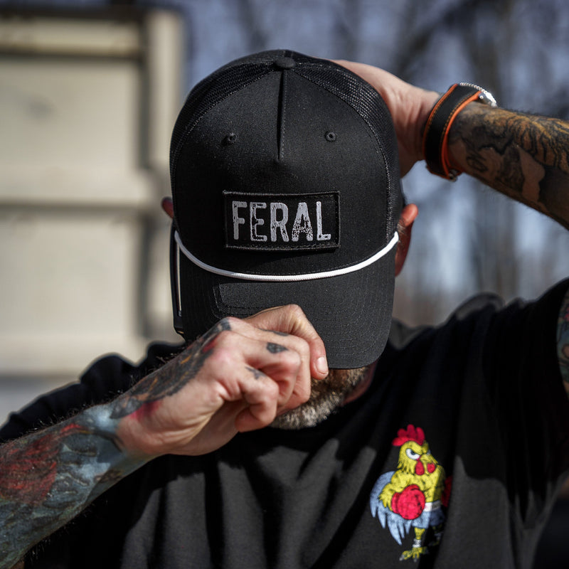 Load image into Gallery viewer, Feral Patch Rope Snapback Hat
