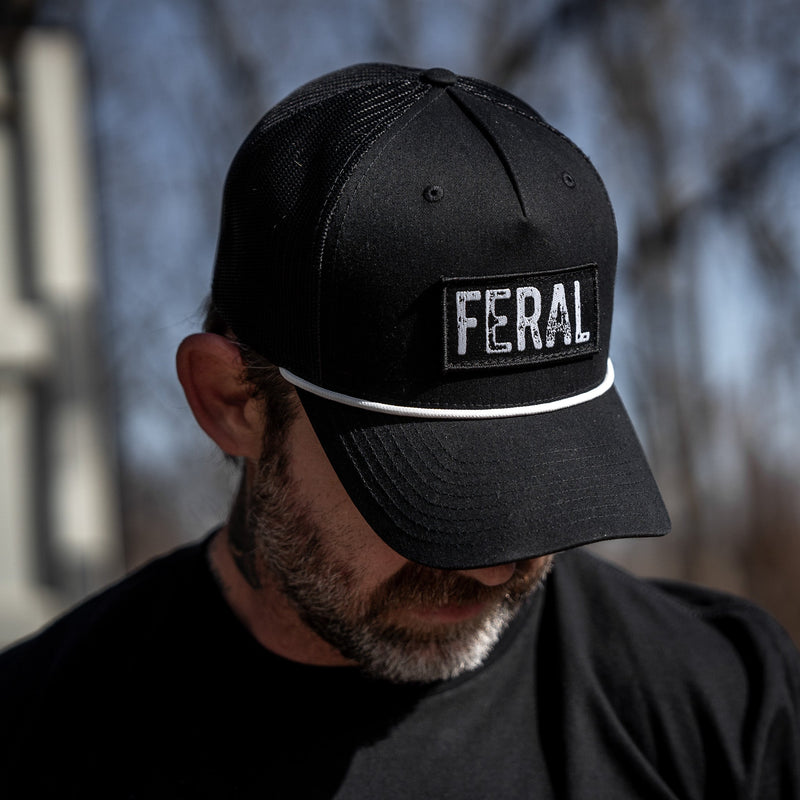 Load image into Gallery viewer, Feral Patch Rope Snapback Hat

