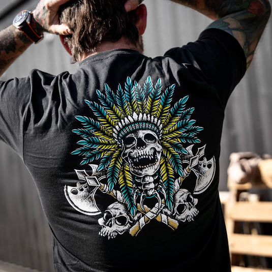 Warrior Spirit Indian Head Men's T-Shirt