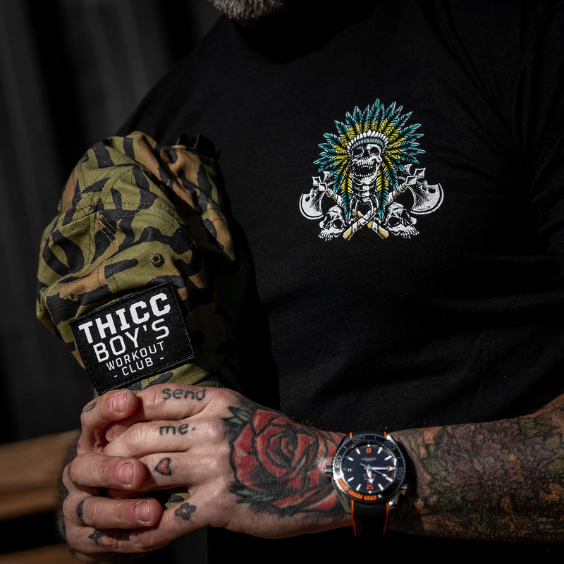 Load image into Gallery viewer, Warrior Spirit Indian Head Men&#39;s T-Shirt
