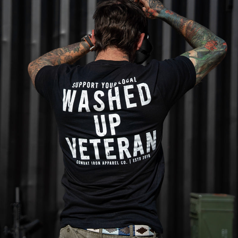 Load image into Gallery viewer, Washed Up Veteran Men&#39;s T-Shirt
