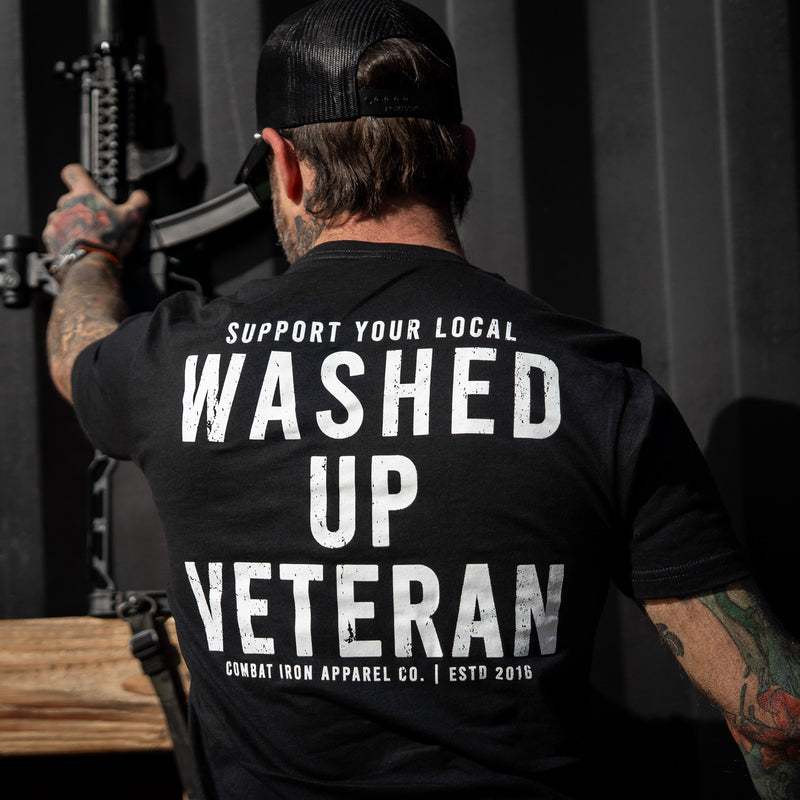 Load image into Gallery viewer, Washed Up Veteran Men&#39;s T-Shirt

