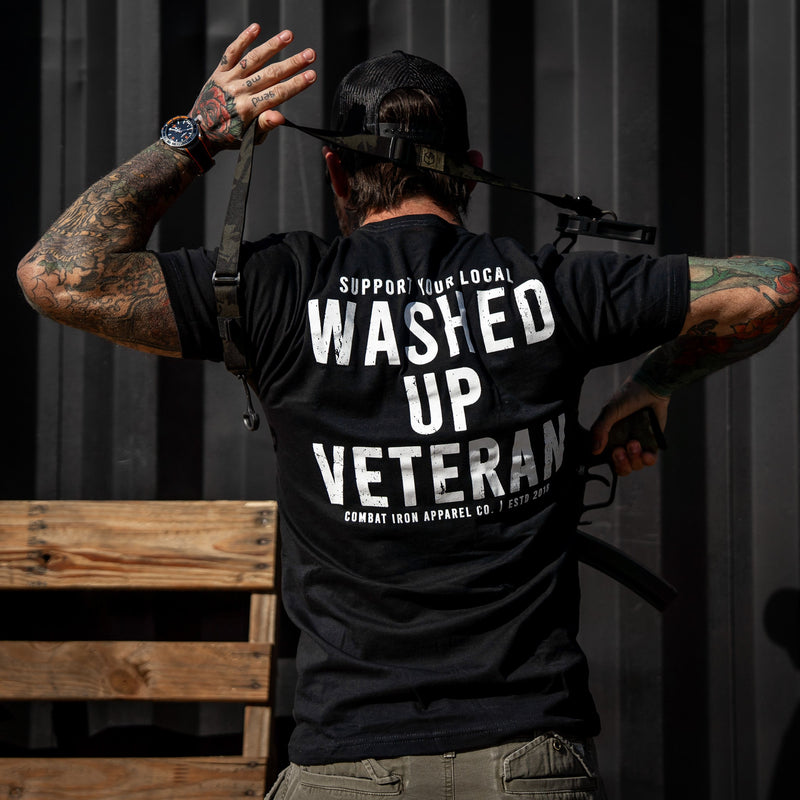 Load image into Gallery viewer, Washed Up Veteran Men&#39;s T-Shirt
