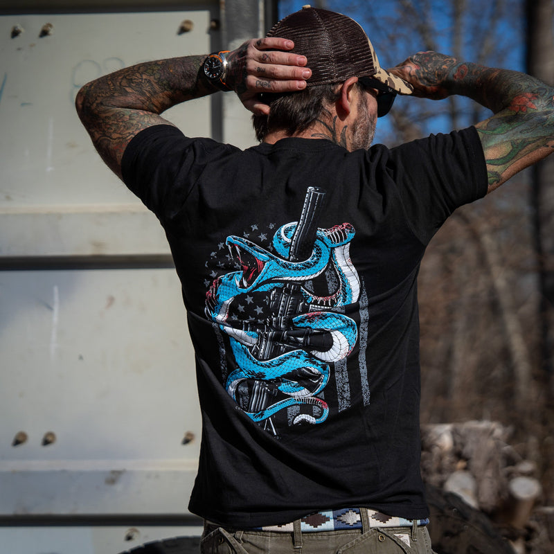 Load image into Gallery viewer, Subdued US Flag SBR Men&#39;s T-Shirt
