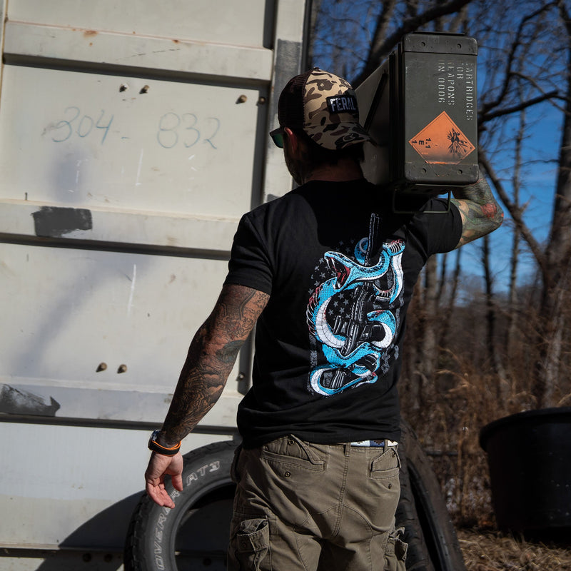 Load image into Gallery viewer, Subdued US Flag SBR Men&#39;s T-Shirt
