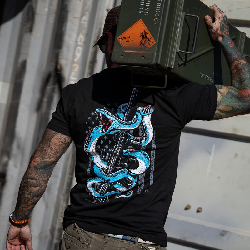 Load image into Gallery viewer, Subdued US Flag SBR Men&#39;s T-Shirt
