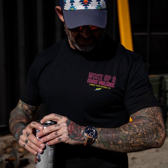 Woke Up & Chose Violence Men's T-Shirt