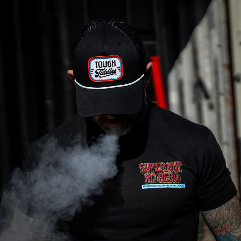 Load image into Gallery viewer, Tough Tiddies USA Patch Rope Snapback
