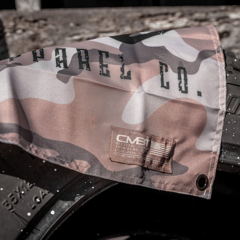 Load image into Gallery viewer, Violence Is Often The Answer 3&#39;x3&#39; Camo Flag
