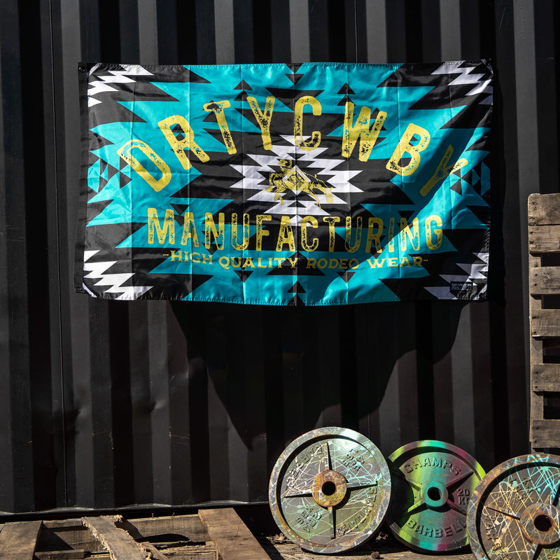 Load image into Gallery viewer, Aztec Dirty Cowboy Branded 3&#39; X 5&#39; Flag
