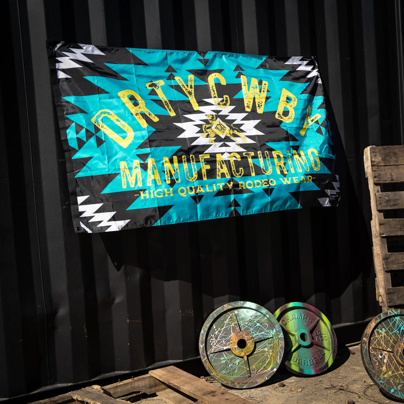 Load image into Gallery viewer, Aztec Dirty Cowboy Branded 3&#39; X 5&#39; Flag
