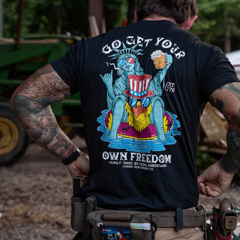 Load image into Gallery viewer, Get Your Own Freedom Men&#39;s T-Shirt
