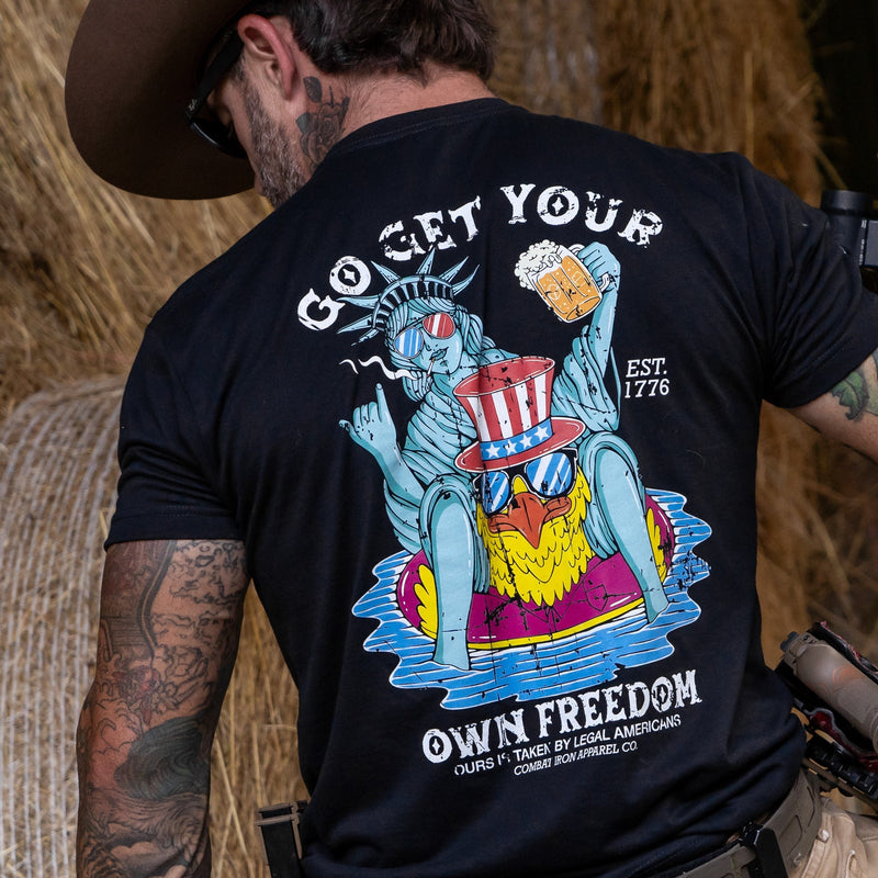 Load image into Gallery viewer, Get Your Own Freedom Men&#39;s T-Shirt
