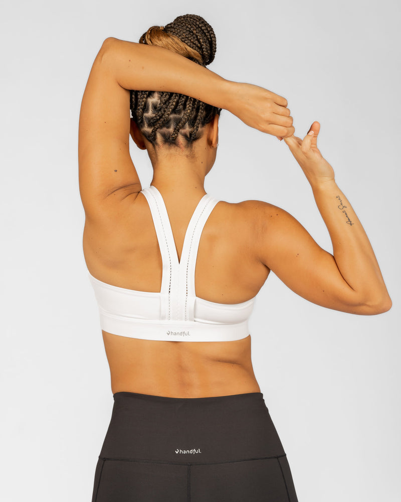 Load image into Gallery viewer, Y-Back Bra – No Headlights White
