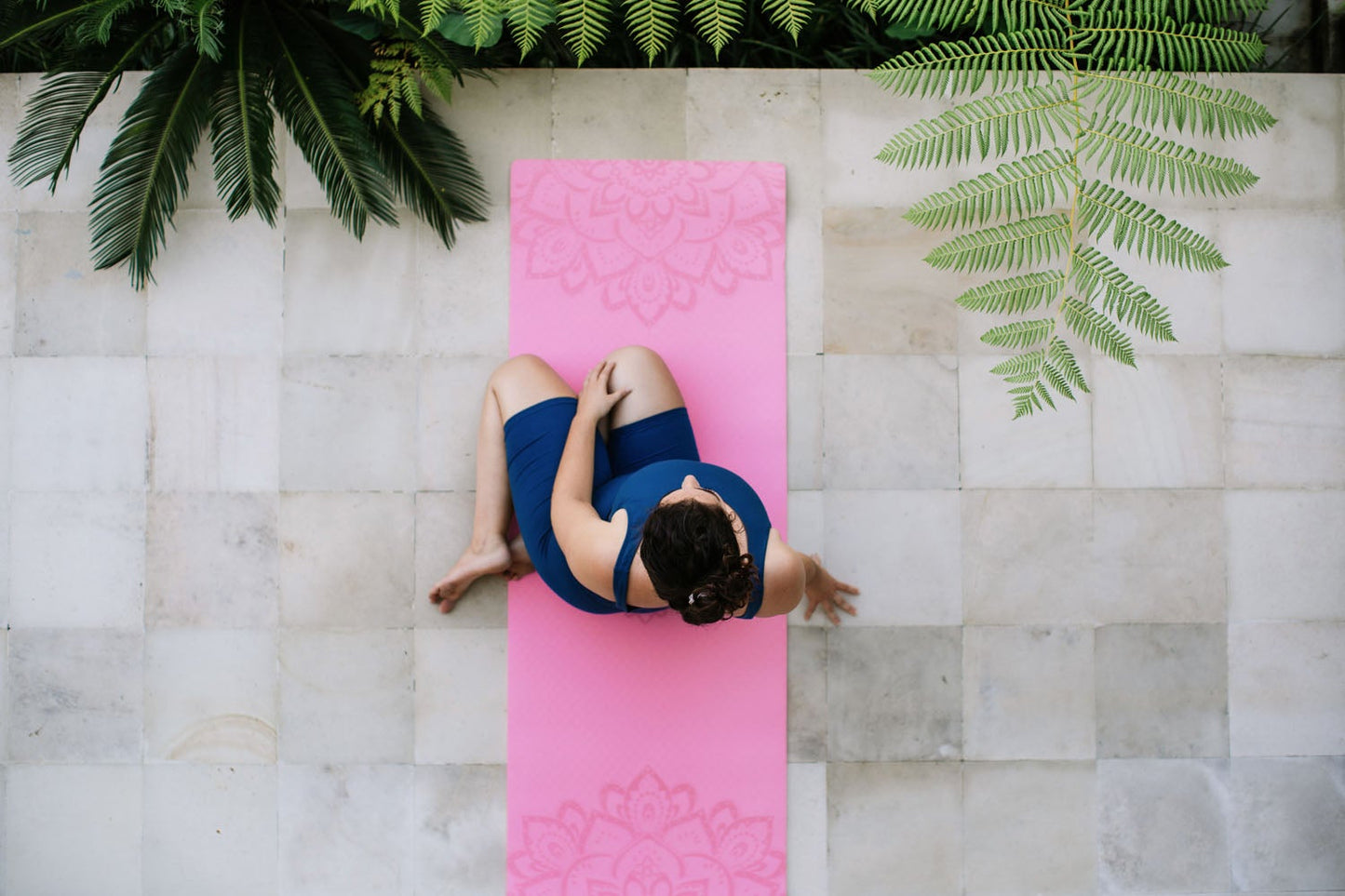 Flow Yoga Mat - Rose