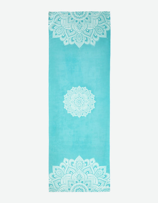 Yoga Mat Towel - Mandala Turquoise