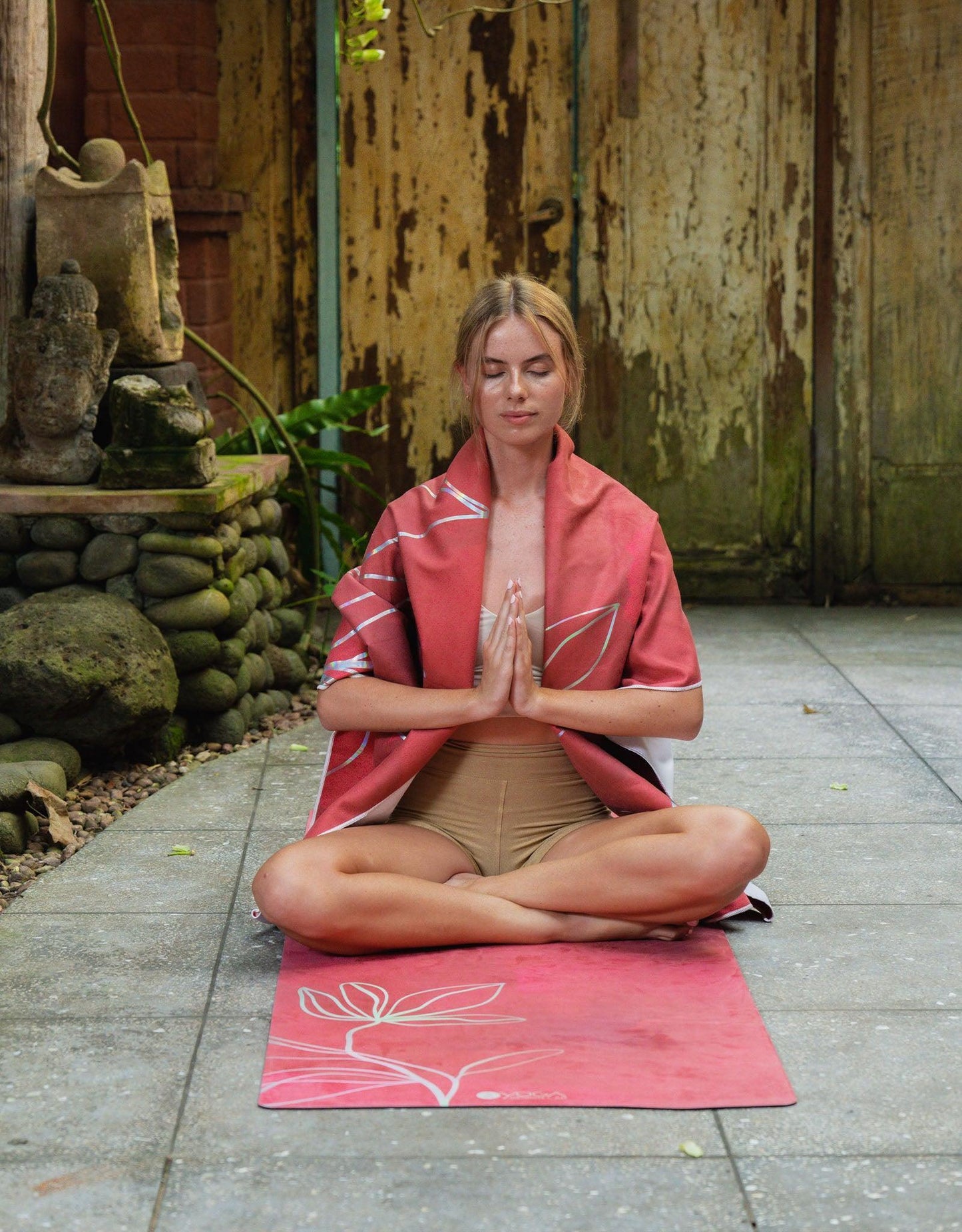 Yoga Mat Towel - Iris
