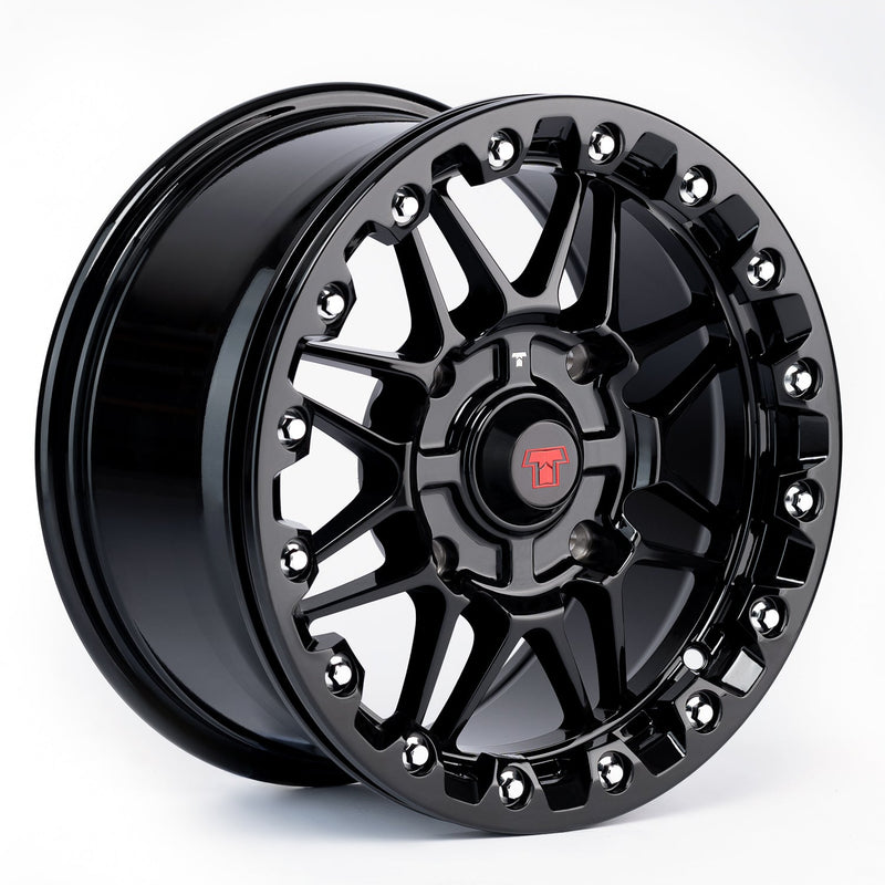 Load image into Gallery viewer, 14x7 Ultra-Light Beadlock Wheel Black
