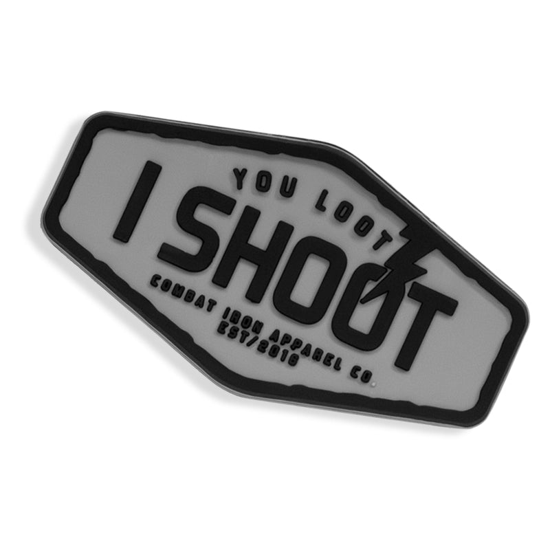 Load image into Gallery viewer, You Loot I Shoot PVC Patch
