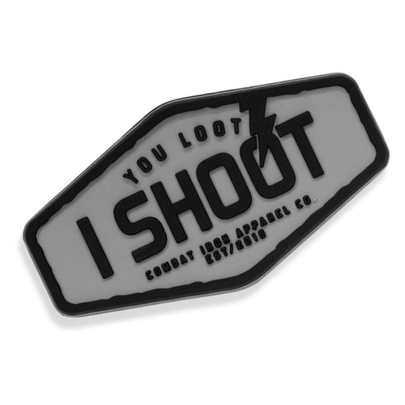 Load image into Gallery viewer, You Loot I Shoot PVC Patch
